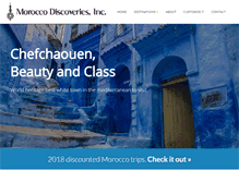 Tablet Screenshot of moroccodiscoveries.com